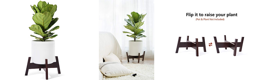 bamboo plant stand