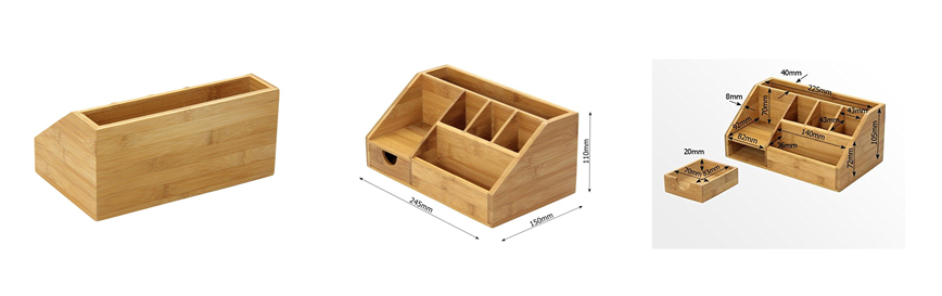 Bamboo Desk Organizer Bamboo Desk Organizer