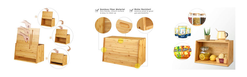 Bamboo Bread Box