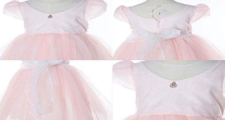 Bubble Sleeve Flower Girl Dress 