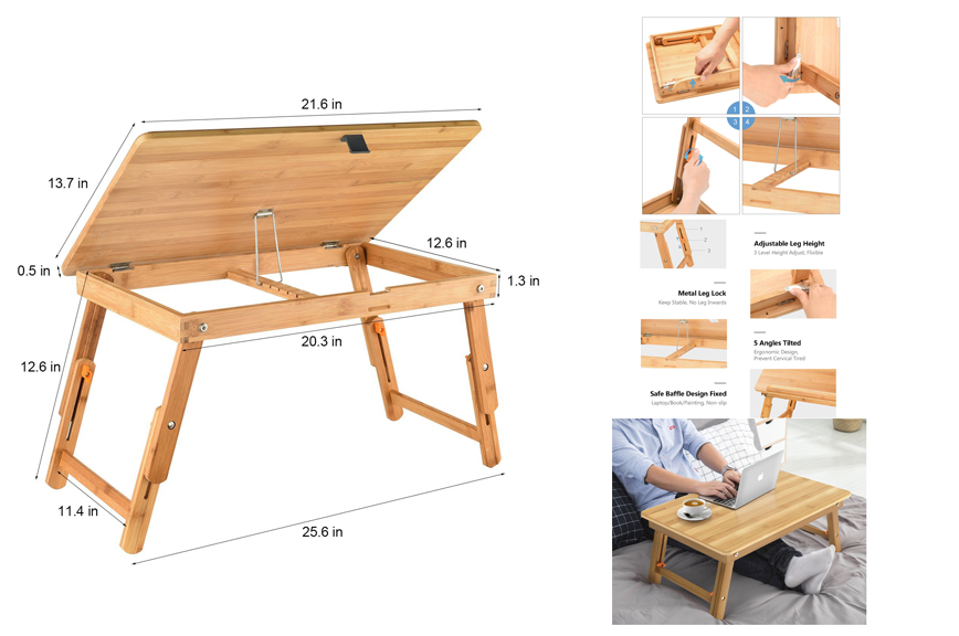 Bamboo Laptop Desk