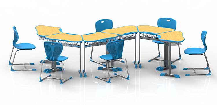 collaborative student desks