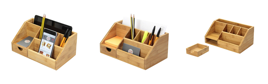 Bamboo Desk Organizer