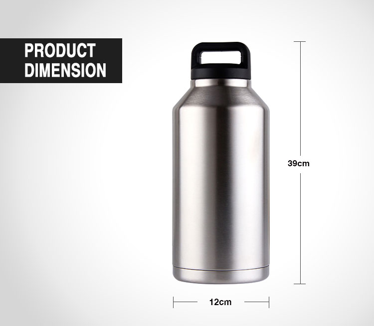 stainless steel sport bottle