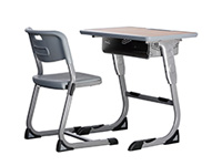 aluminum alloy frame student table and chair