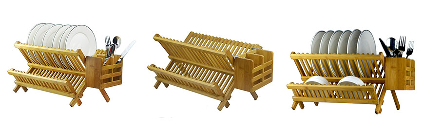 bamboo dish rack