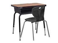 university classroom desk and chair