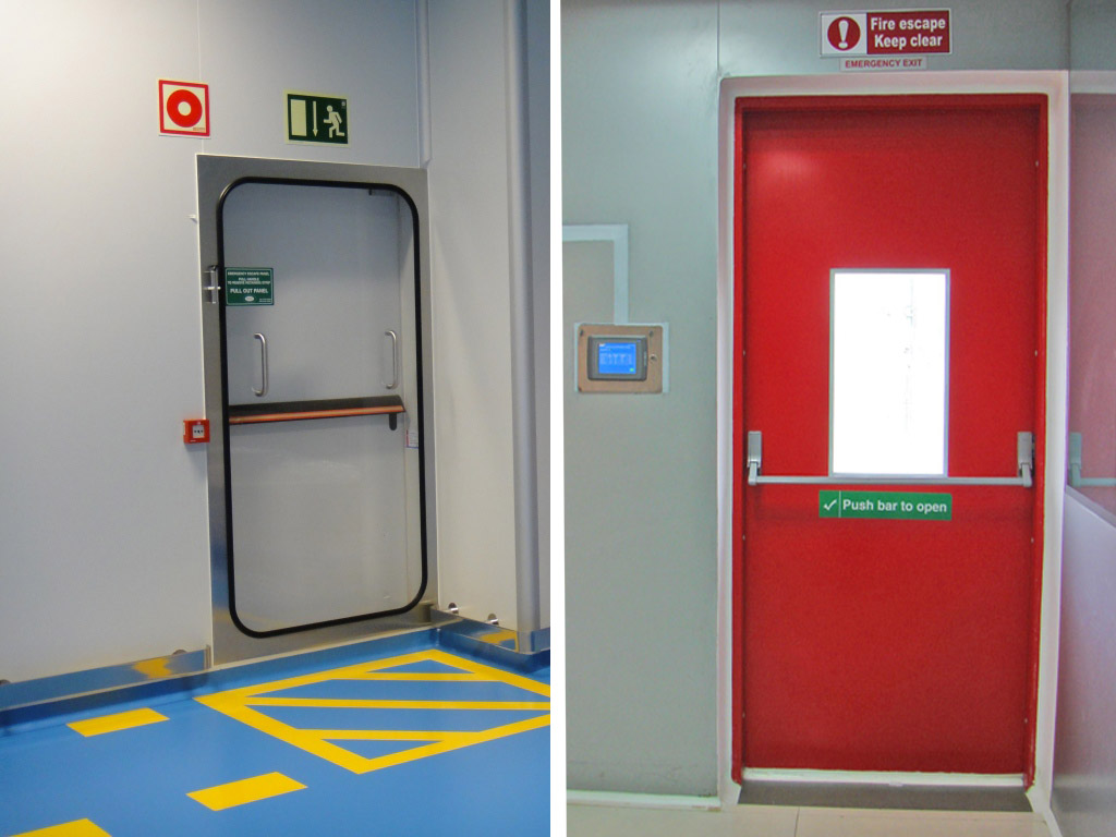 Pharmaceutical Cleanroom Security Doors