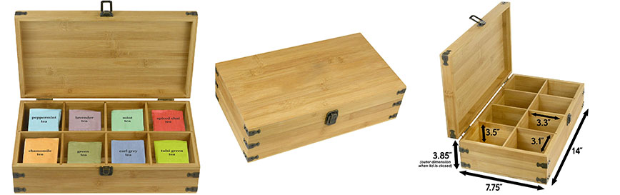 bamboo tea box