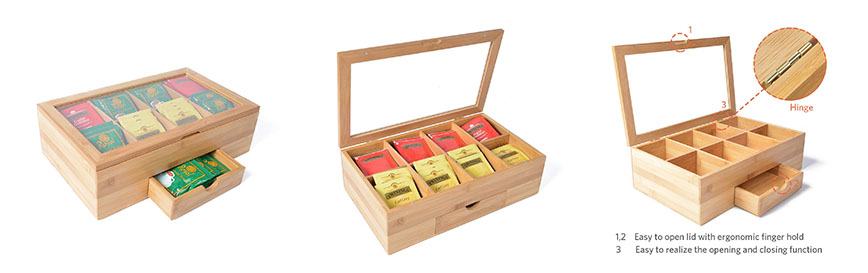 bamboo tea box