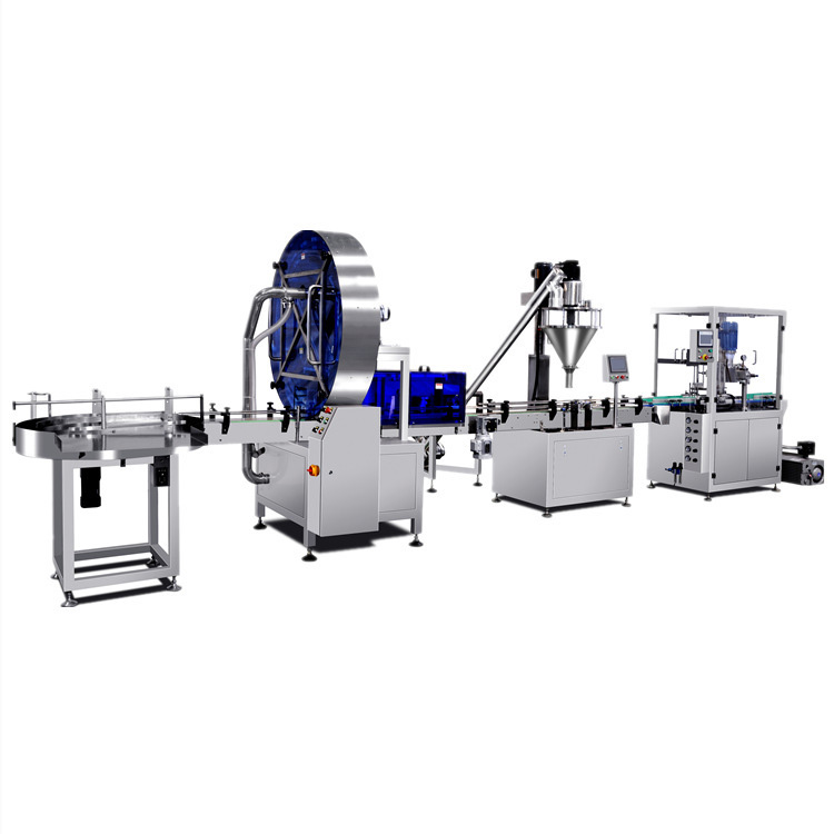 850g Protein Powder Filling Capping Line 850g Protein Powder Filling Capping Line