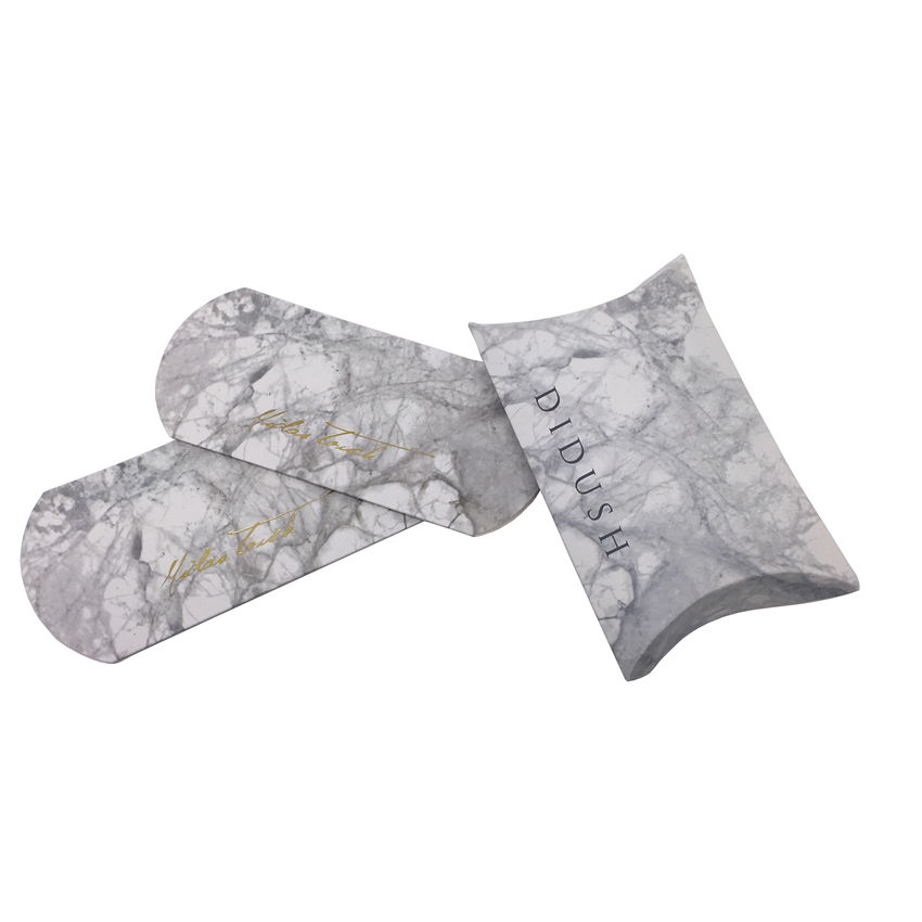 marble pattern printed pillow box