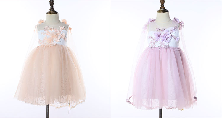 Princess Short Front Long Back Flower Girl Dress Princess Short Front Long Back Flower Girl Dress