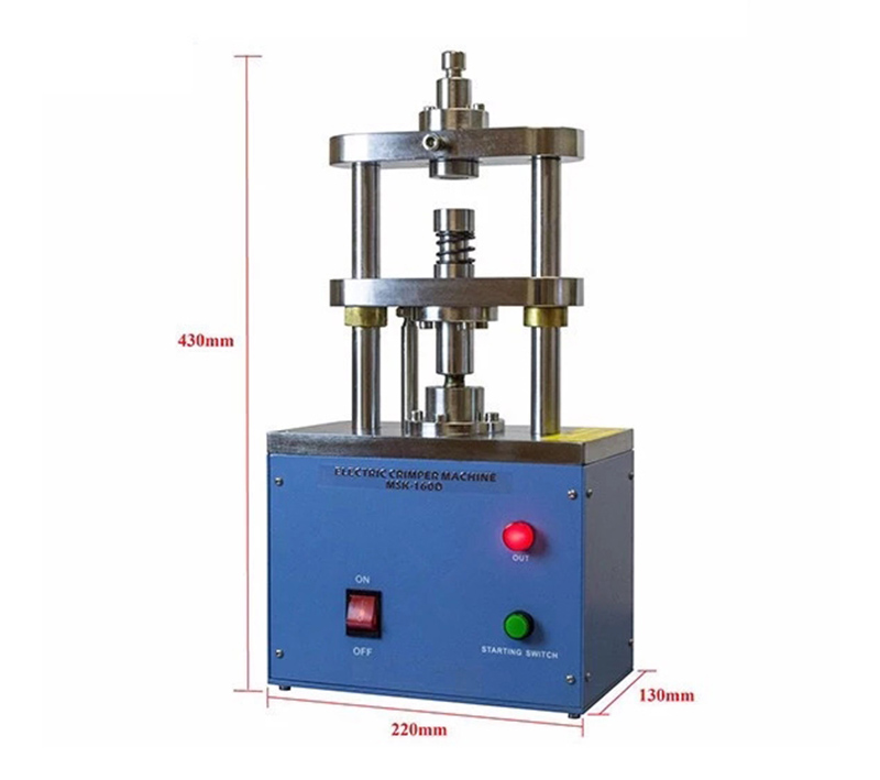 Lab Electric Coin Cell Crimper Machine