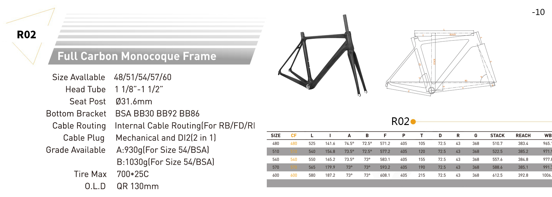 bicycle road frames