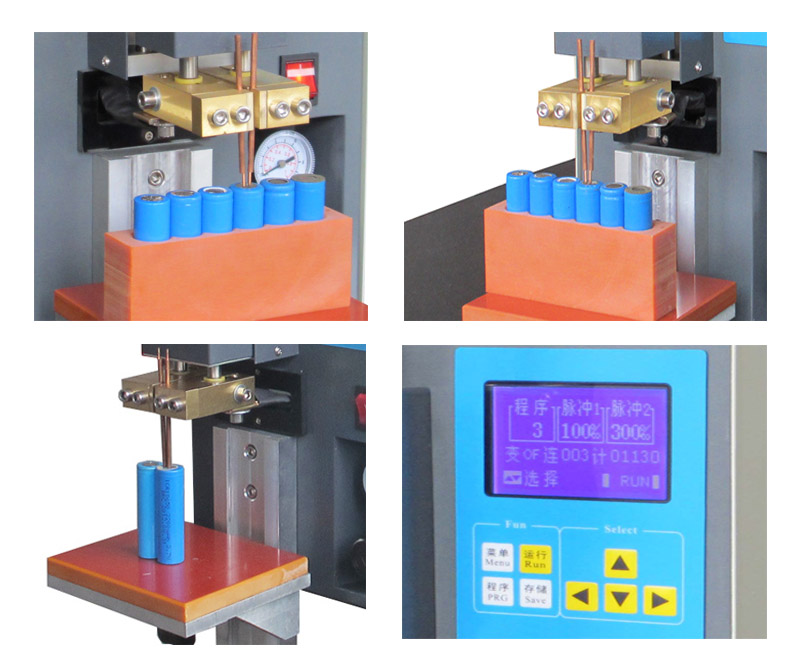 Desk-Top Spot Welder for Cylindrical Battery Tab and Pack Welding