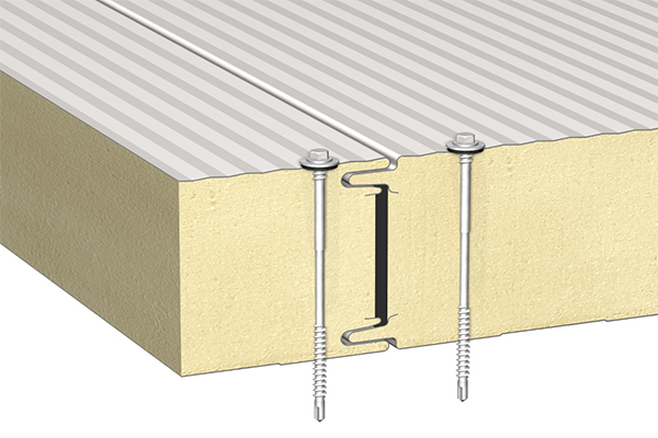 pu sandwich panel lock method