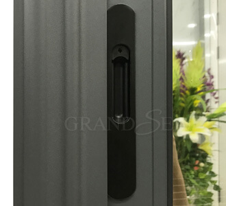 grey aluminium sliding window