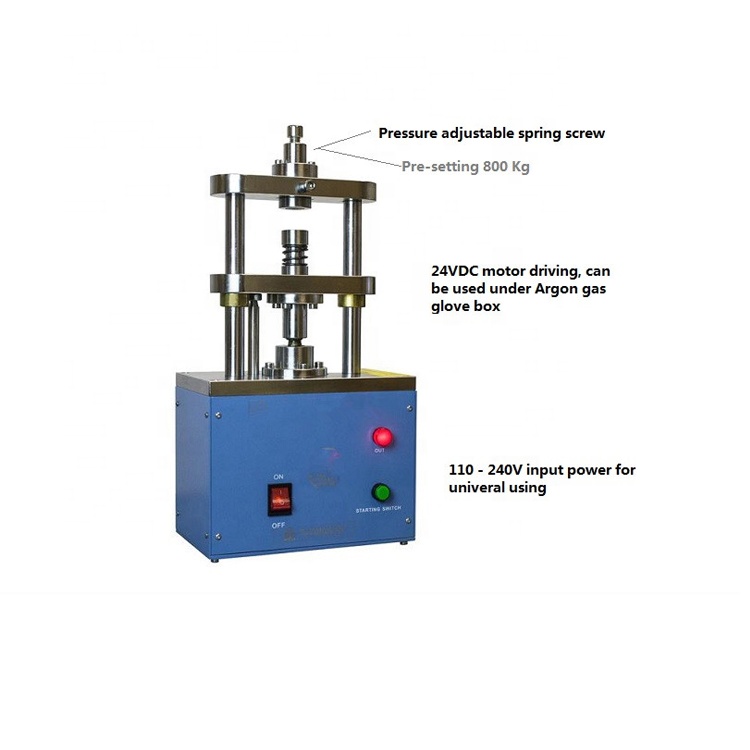 Electric Coin Cell Crimping Machine