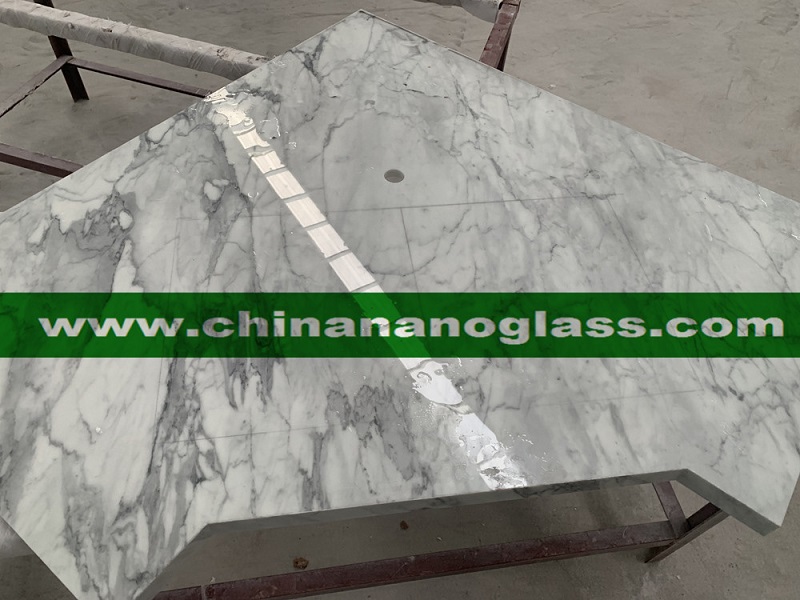 Artificial Calacatta Nanoglass Marble for kitchentops 1