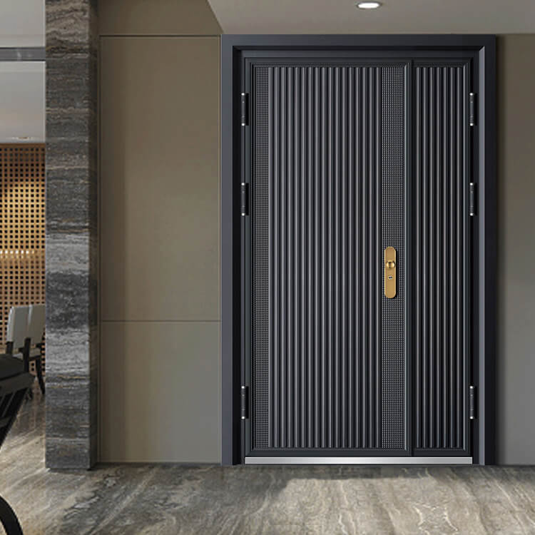 modern steel security door