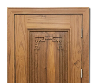 burma teak wood doors