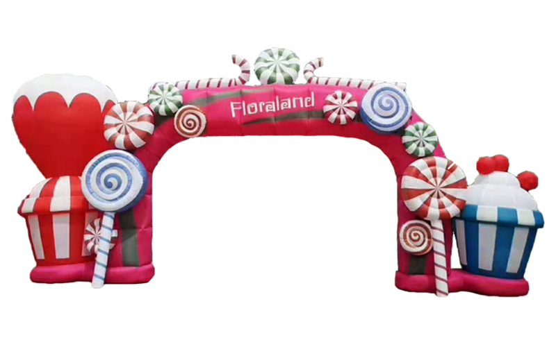 inflatable Christmas arch