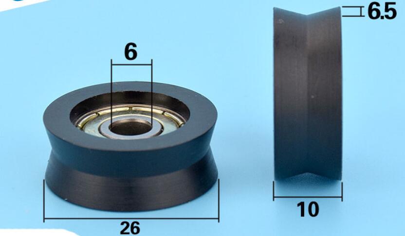 Plastic pulley bearing size Plastic pulley bearing size