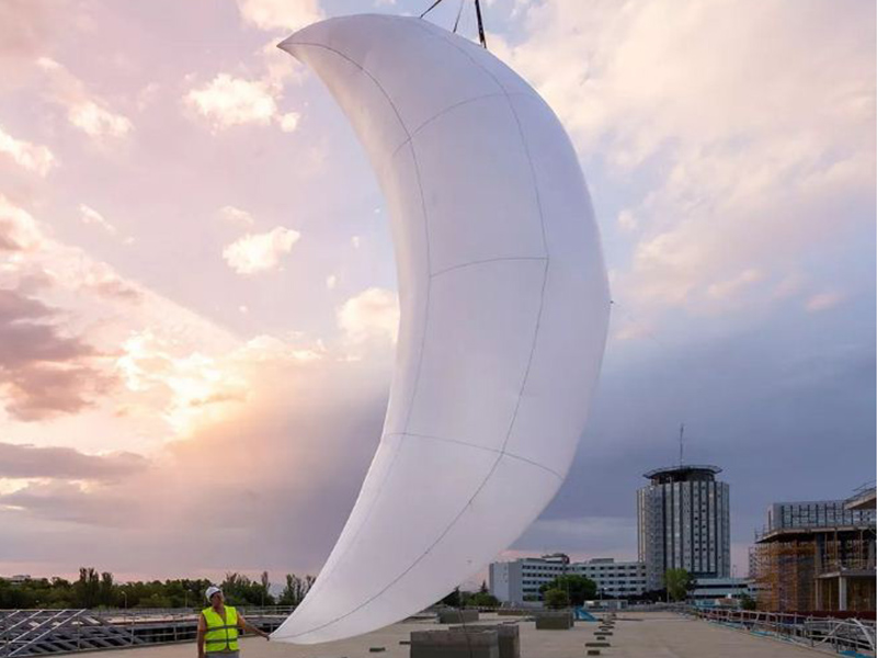 led lighting inflatable crescent moon led lighting inflatable crescent moon