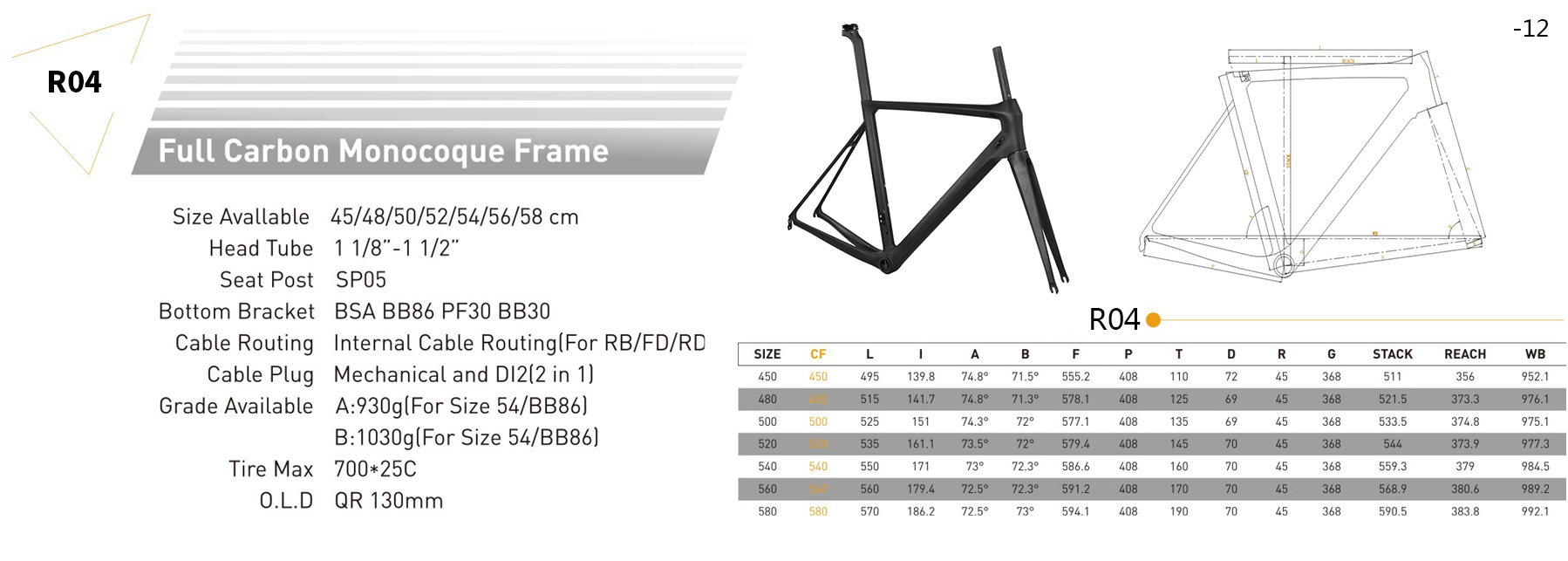 bicycle road frames