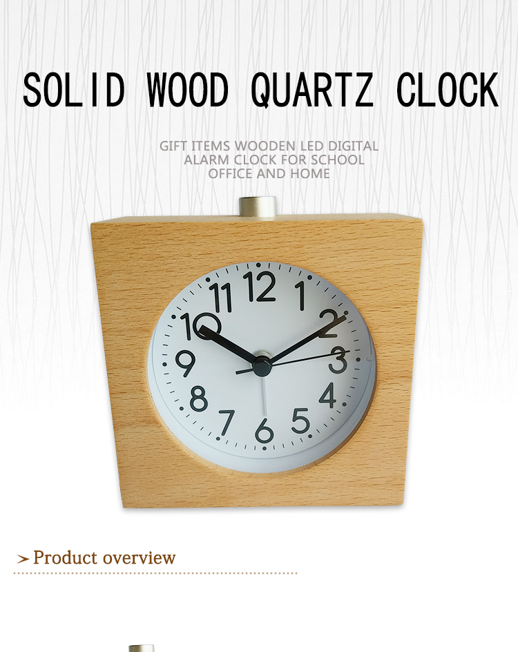 bamboo decoration needle clock