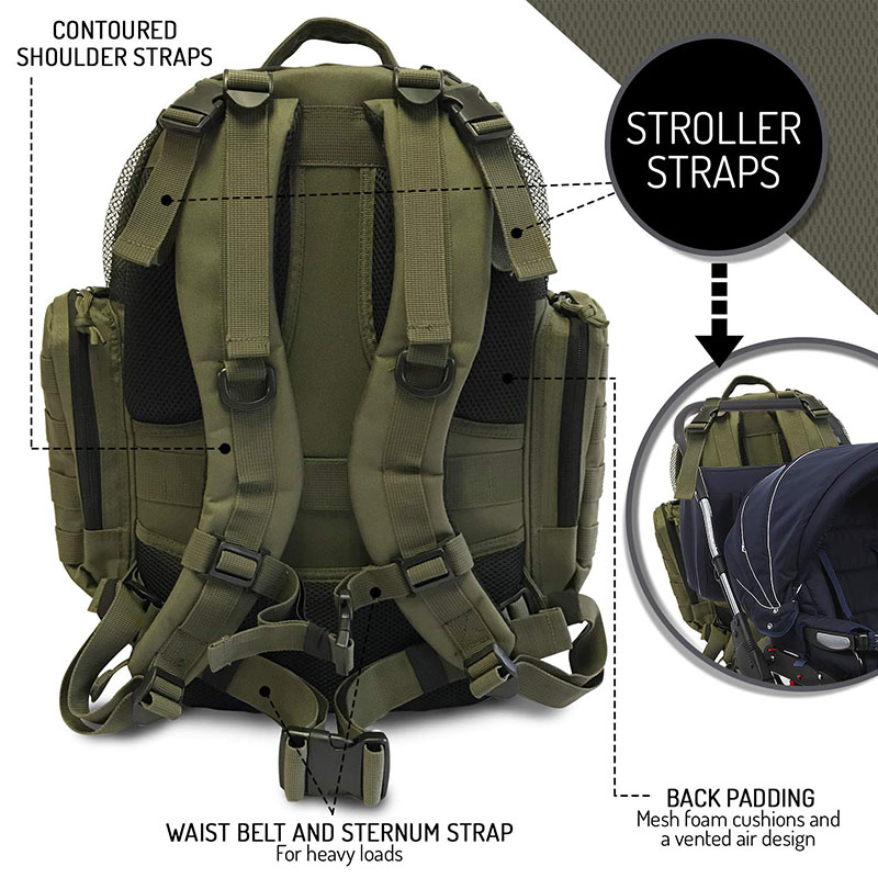 Military Tactical Style Diaper Bag Military Tactical Style Diaper Bag