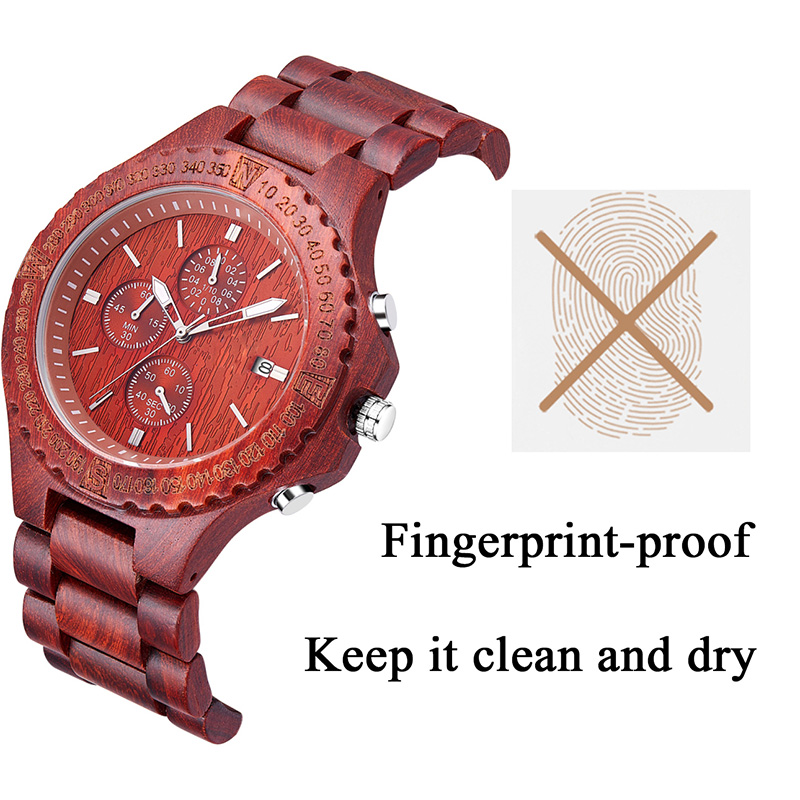 New Wholesale Wood Smart Wrist Watch