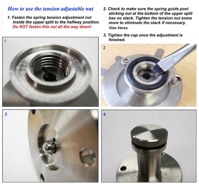 Three Electrode Split Test Cell Tighten Cap