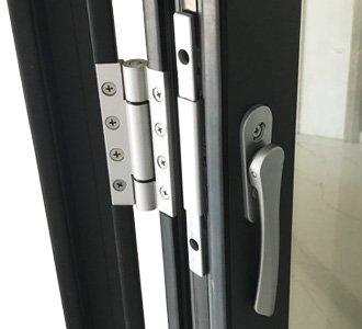 aluminum glass folding door