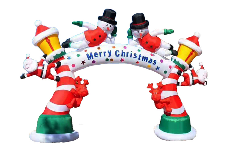 inflatable Santa claus arch