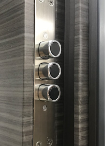 steel safety door with multi lock