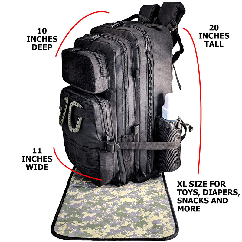 Diaper Backpack with Insulated bottle holder Diaper Backpack with Insulated bottle holder