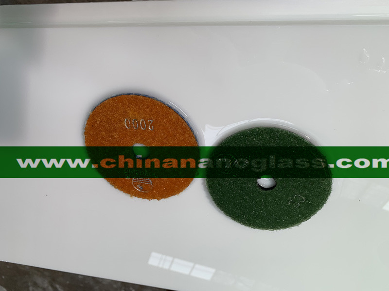 WHITE NANO GLASS 3CM POLISHED SLAB AND TILE WHITE NANO GLASS 3CM POLISHED SLAB AND TILE