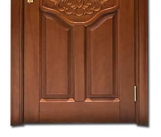 interior solid wooden door designs