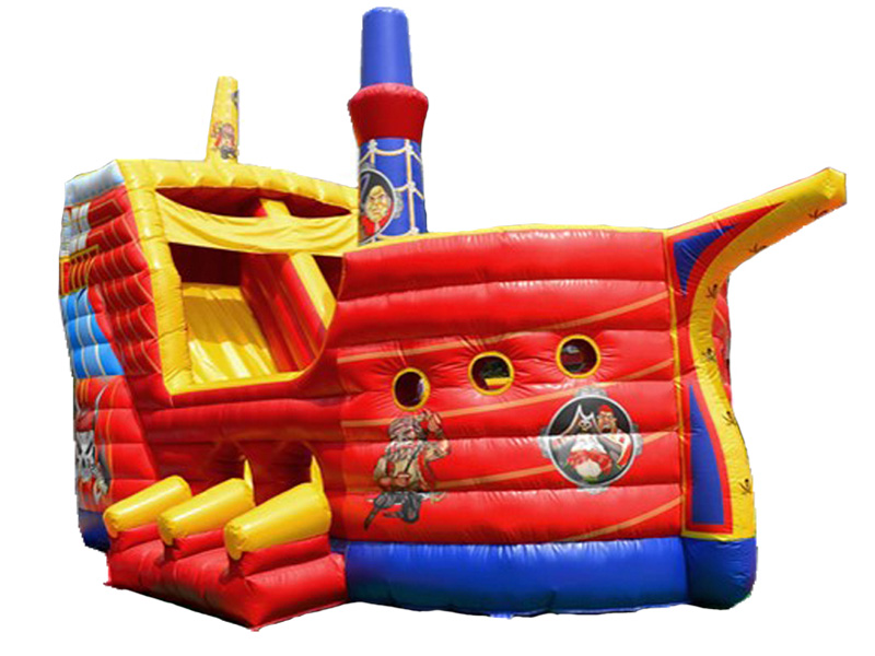 inflatable slide with jumpers