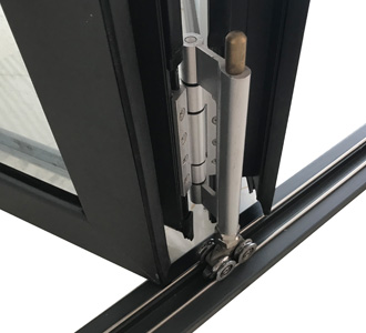 aluminum glass folding door