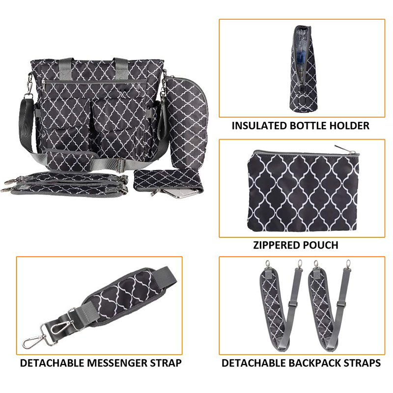 Diaper Bag with Bottle Thermal Bag Diaper Bag with Bottle Thermal Bag