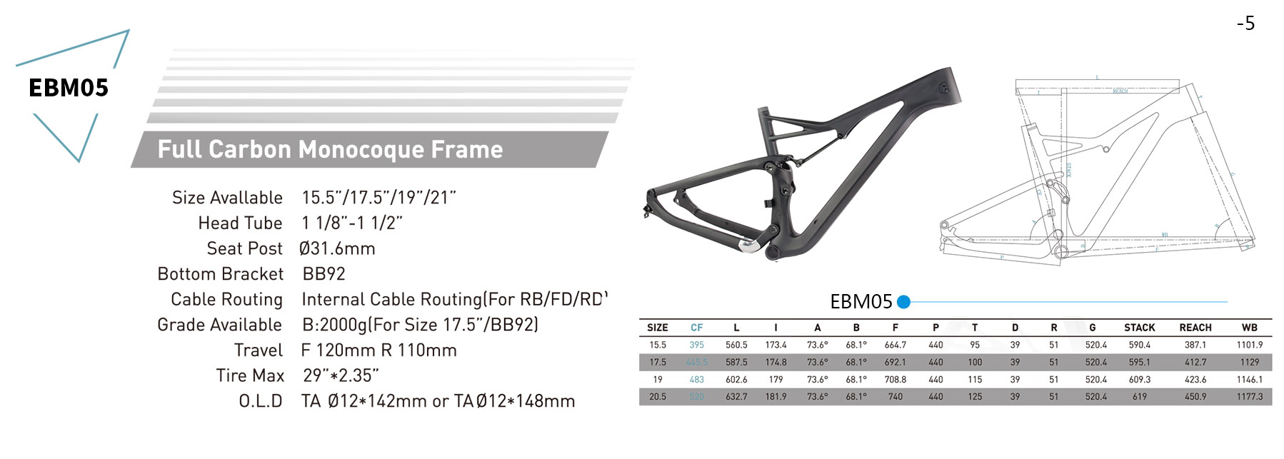 carbon suspension framesets