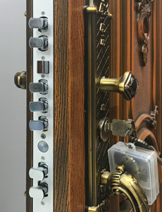 wooden grain steel security door wooden grain steel security door