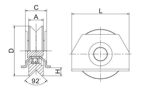 Groove Roller Bearing Groove Roller Bearing