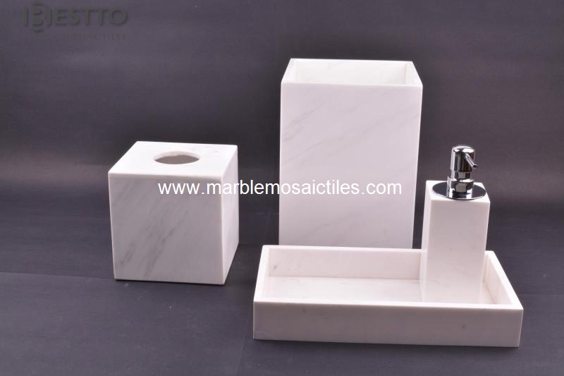 Volakas marble Towel tray