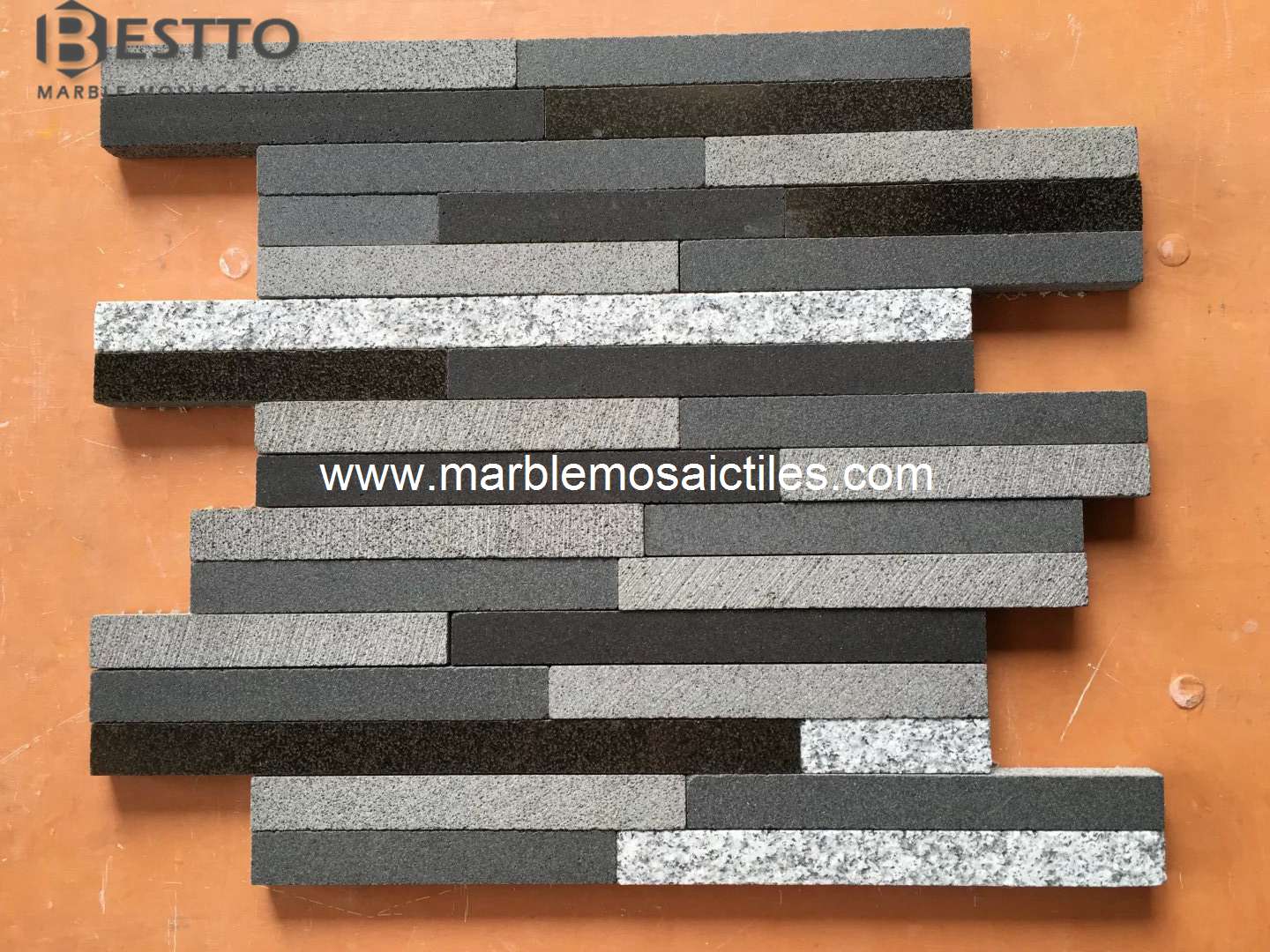 Basalt mixed with Granite Mosaic