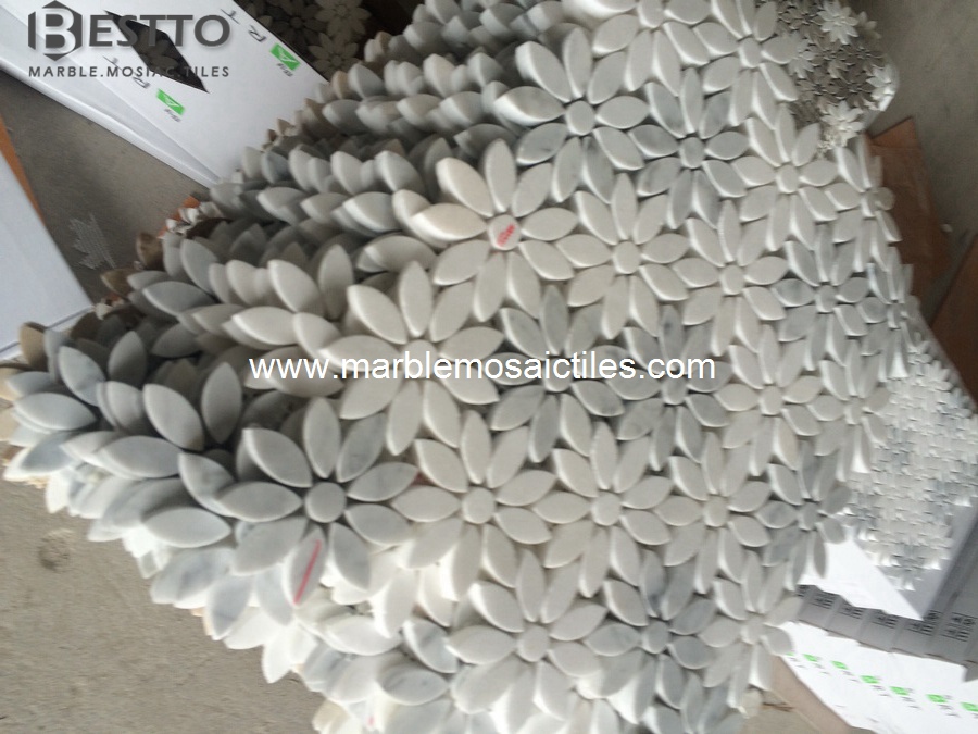 Carrara Flower Mosaics Carrara Flower Mosaics