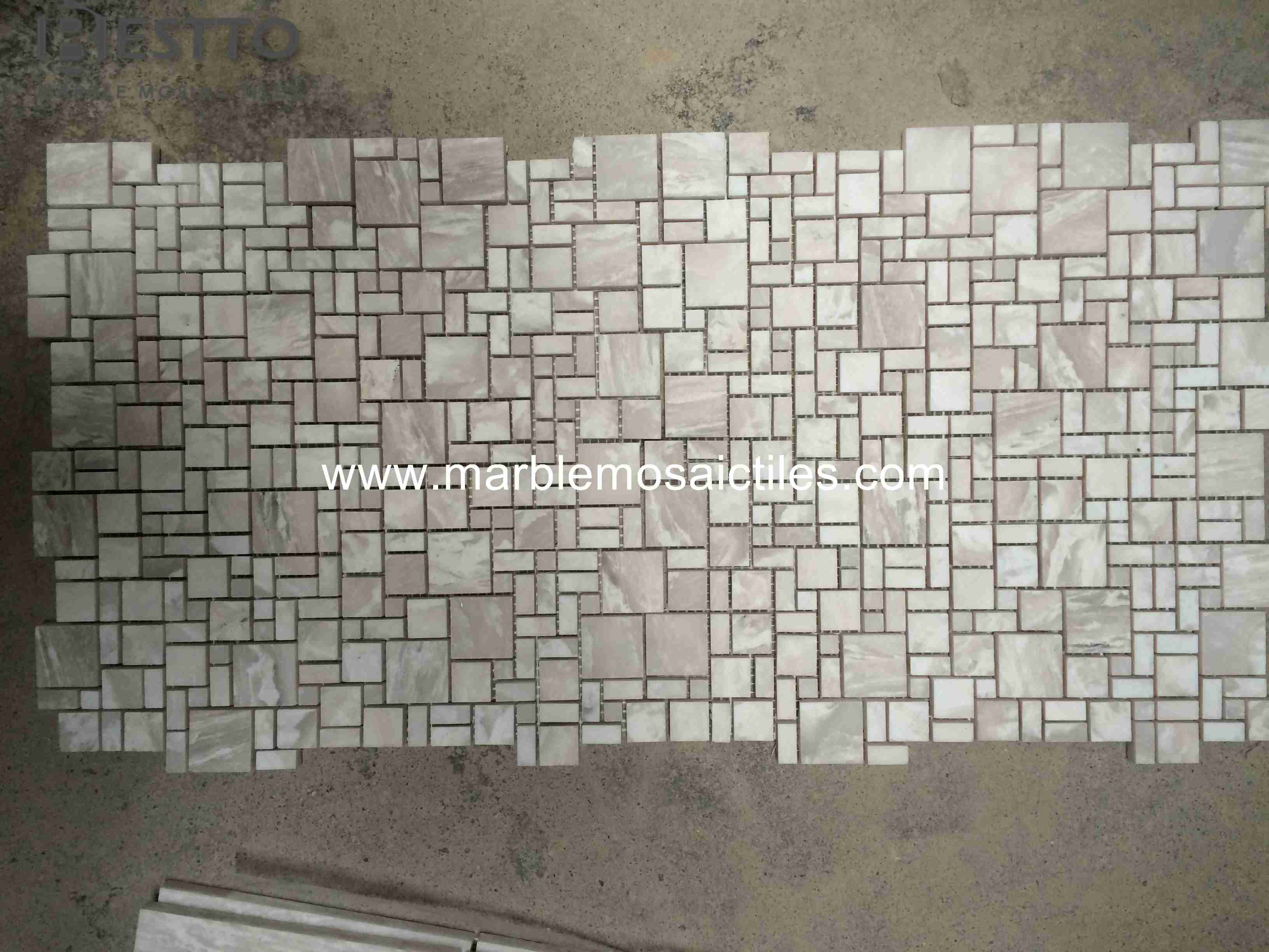Lafkos White Versallies Mosaic Lafkos White Versallies Mosaic